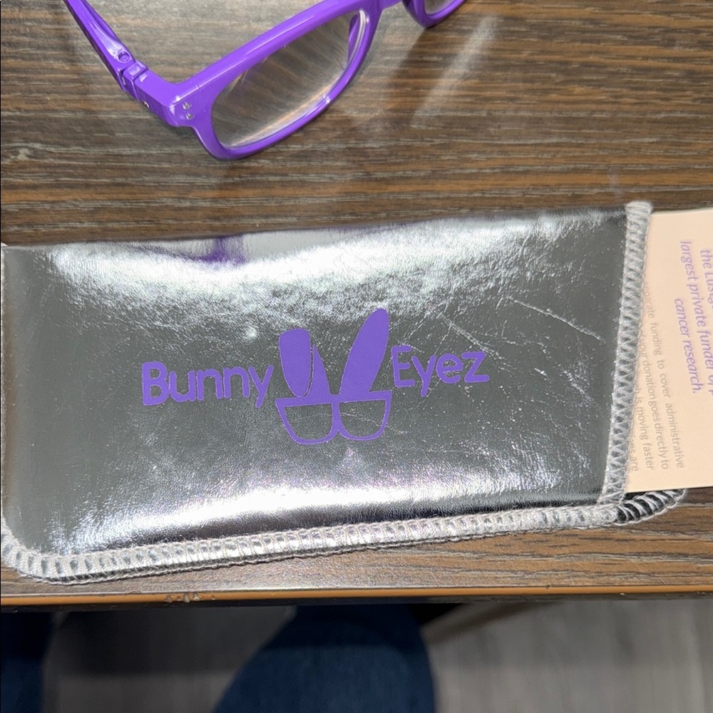Bunny Eyez Anna-10 Purple Women's Glasses - Readers +3.00 - Picture 5 of 7